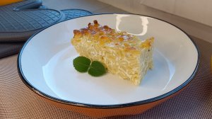 Творожная запеканка с макаронами