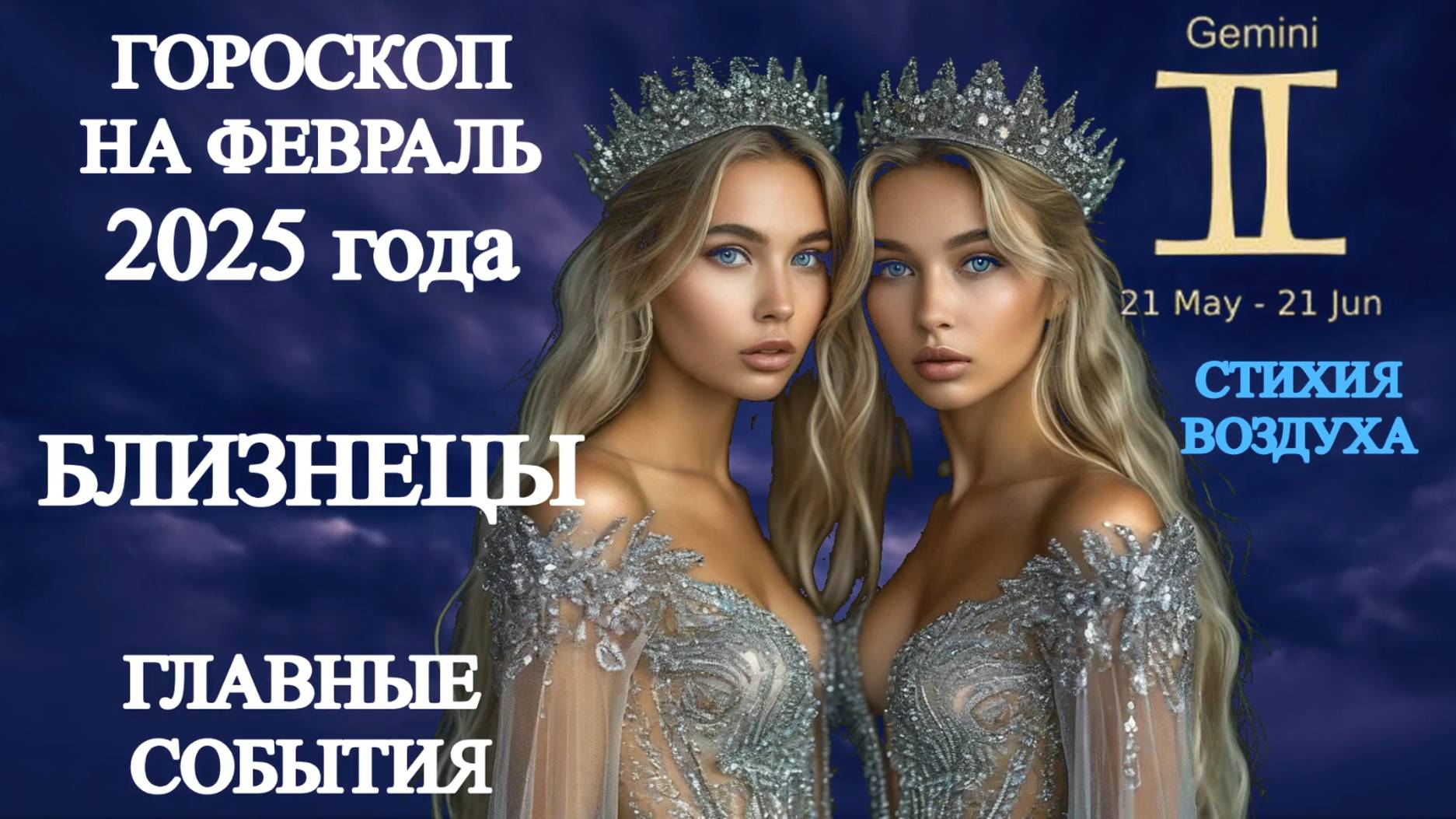 Гороскоп на февраль 2025 года. Близнецы. Главные события. смотреть онлайн