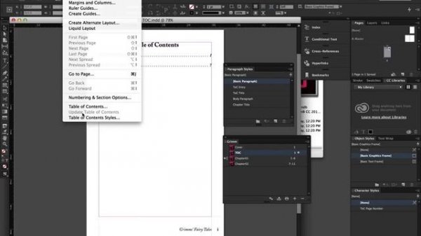 Preparing a Book for ePub Export in InDesign