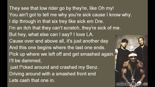 Eminem (Feat 50 Cent & Dr Dre) - Crack A Bottle lyrics [HD] смотреть онлайн