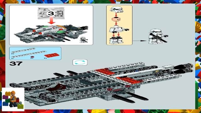 LEGO instructions - Star Wars - 75053 - The Ghost (Book 1) смотреть онлайн