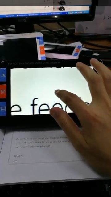 RaySmart Portable Digital Video Magnifier Full HD Touch Palne смотреть онлайн