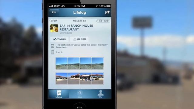 A Trucker's Saga: Lifelogging A Journey Using The Saga App From GetSaga.com (SHORT)