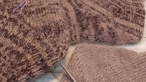 Пятка Стронг на 5 спицах . Подробный мк .