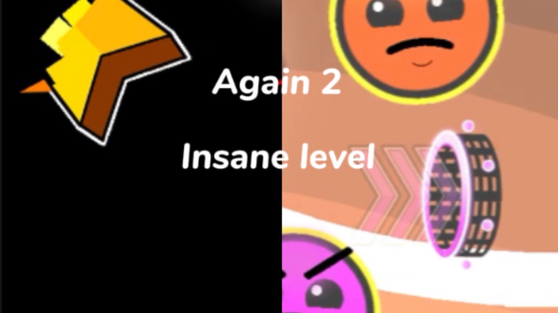 Again 2 100%|insane level| (Geometry Dash) смотреть онлайн