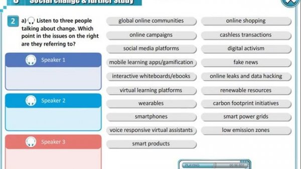 Aspect 11 module 6 p77 ex2a listening