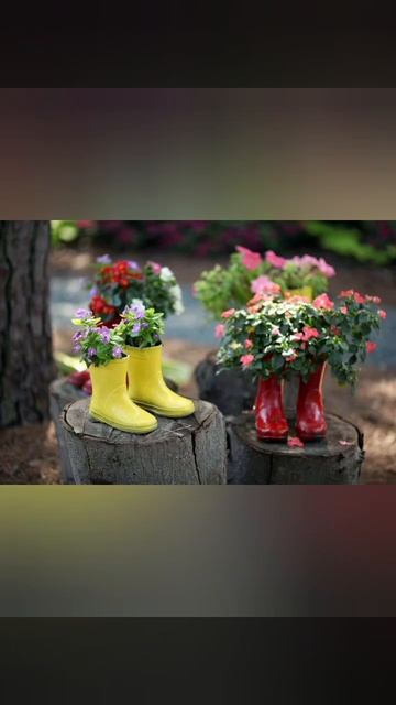 Резиновые сапоги вместо цветочного кашпо смотреть онлайн
