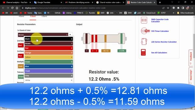 {947} knowing value of 5 band power resistor color code смотреть онлайн