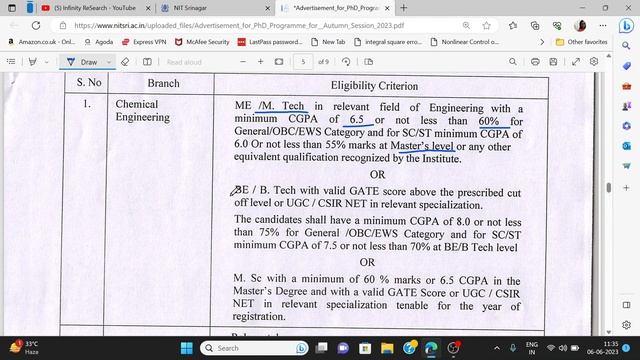 NIT Srinagar PhD Admission 2023 || PhD Admission 2023 смотреть онлайн
