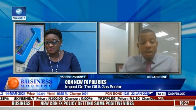 Business Morning: Impact Of CBN New FX Policies On Oil & Gas Sector Pt 2 смотреть онлайн