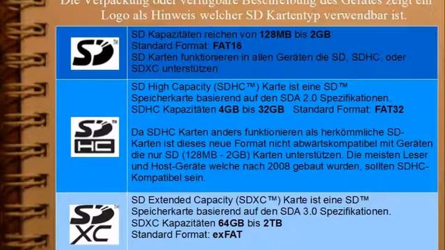 Tip: Speicherkarten (SD, SDHC, SDXC Memory Cards) смотреть онлайн