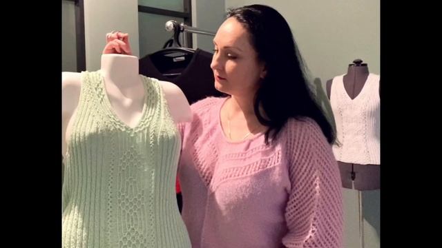 Два совместника одновременно. Вяжем кардиган и летний топ смотреть онлайн