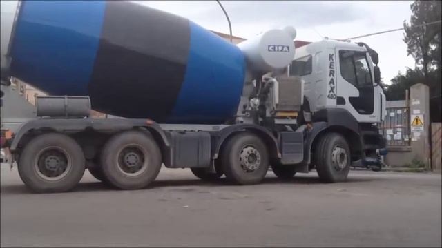 [Mezzi pesanti]Renault Kerax 480 (8X4) vs Iveco AD410T.50 Trakker (8X4) смотреть онлайн