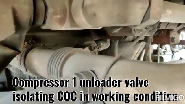 Compressor unloader valve isolating COC in WAG9 Loco смотреть онлайн