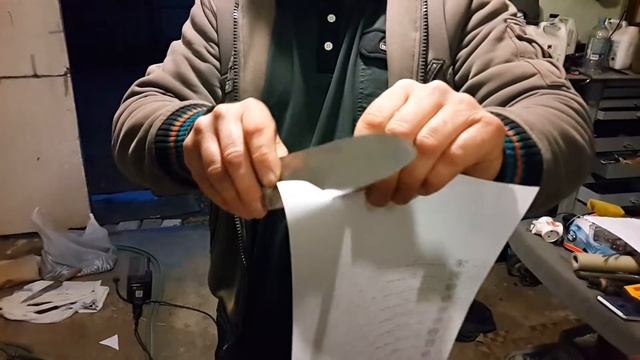 Тест на бумаге заточенных ножей смотреть онлайн