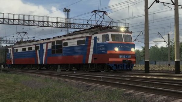 ВЛ10-127 на ст Белореченская  RailWorks (TS-2016)