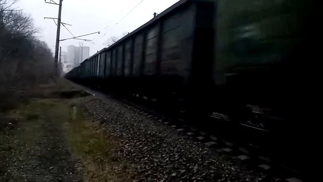 Приветливый ВЛ80к-569 с нечётным грузовым & Толкач ВЛ80к-079 смотреть онлайн