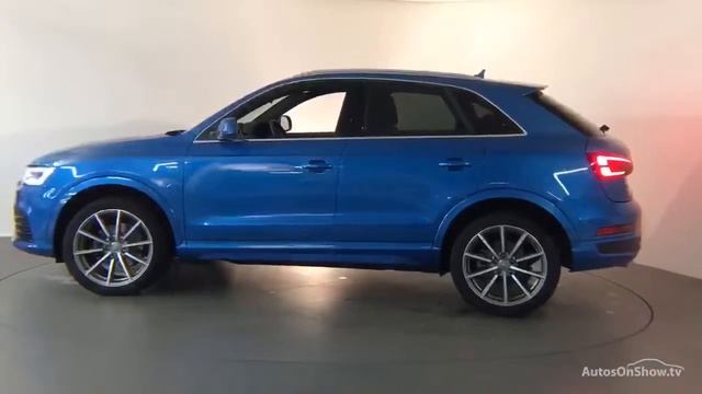 ET15EWW AUDI Q3 TFSI QUATTRO S LINE PLUS BLUE 2015, Derby Audi смотреть онлайн