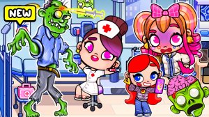 УКОЛ 💉 ВИТАМИНОВ в ГОЛОВУ ЗОМБИ 💕 AVATAR WORLD  ИСТОРИЯ💕 СУПЕР СЕРИЯ