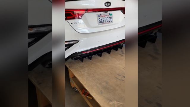 Kia Forte GT (2019-2021) Rear Diffuser Installation by FSPE Inc. смотреть онлайн