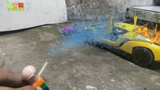 lamborghini aventador terbakar!!! смотреть онлайн