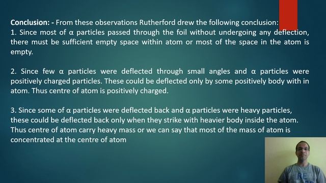 Structure of atom (L-1) Rutherford ∝ rays scattering experiments смотреть онлайн