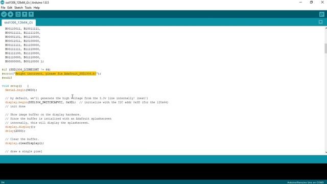 Arduino OLED 128x64 i2c display tutorial смотреть онлайн