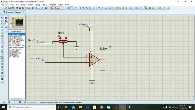 simulation of comparator circuit with opamp in proteus | How to make comparator circuit in proteus смотреть онлайн