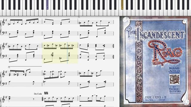 The Incandescent Rag by George Botsford (Dorian Henry, piano rendition) смотреть онлайн