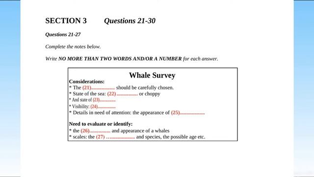 North Residency Questionnaire IELTS Listening | IELTS Listening Practice Test 2022 With Answers