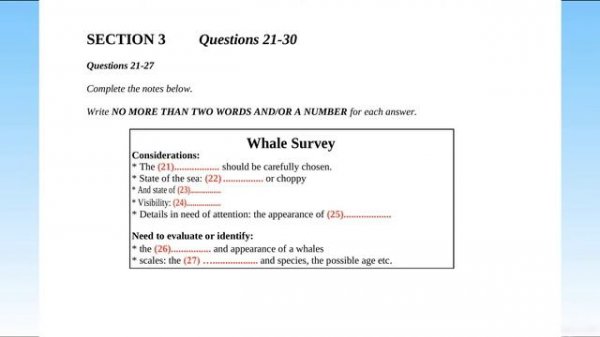 North Residency Questionnaire IELTS Listening | IELTS Listening Practice Test 2022 with Answers