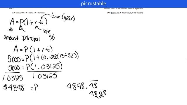Simple Interest - I=P(1+rt) - Business Math - Finite Math - Basic math смотреть онлайн