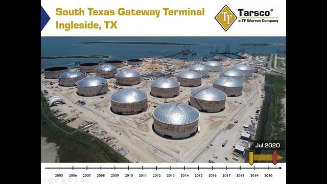 South Texas Gateway Terminal - 2020 STI/SPFA API 650 Atmospheric Oil Storage Tank of the Year смотреть онлайн