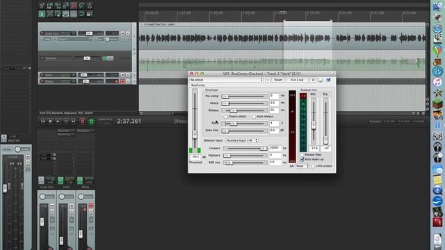 Sidechain Reverb And Delay In REAPER