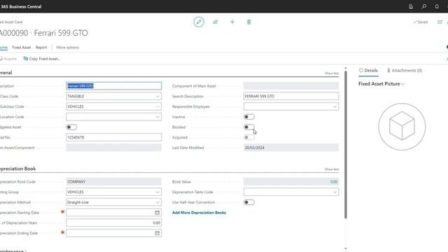 Fixed Assets in Business Central смотреть онлайн