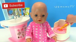 Алисина Зубная Щётка Упала в Горшок Что Скажет Мама? Мультик Как Мама и Кукла Беби Бон 108мама тв