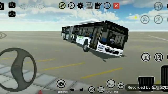 Proton Bus simulator -Azerbaijani driving an 18-metr bus😂 смотреть онлайн