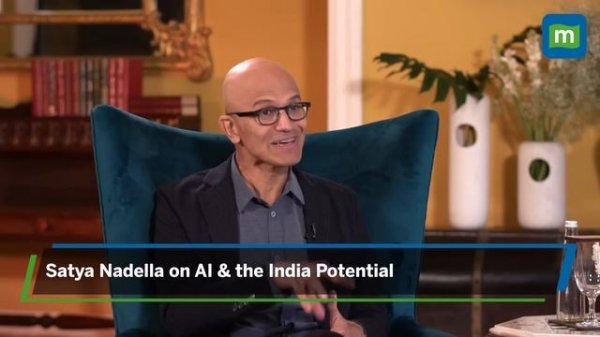Microsoft CEO Satya Nadella Exclusive Interview | AI-Led Business Will Add To $5T Indian Economy