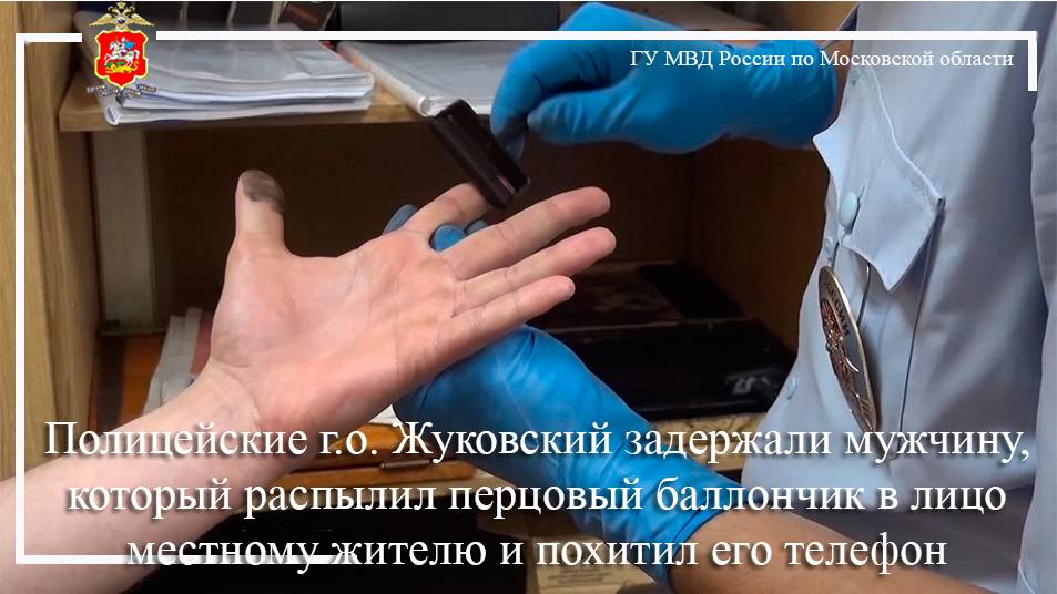 Полицейские в Жуковском задержали мужчину, который распылил перцовый баллончик в лицо местному мужчи смотреть онлайн