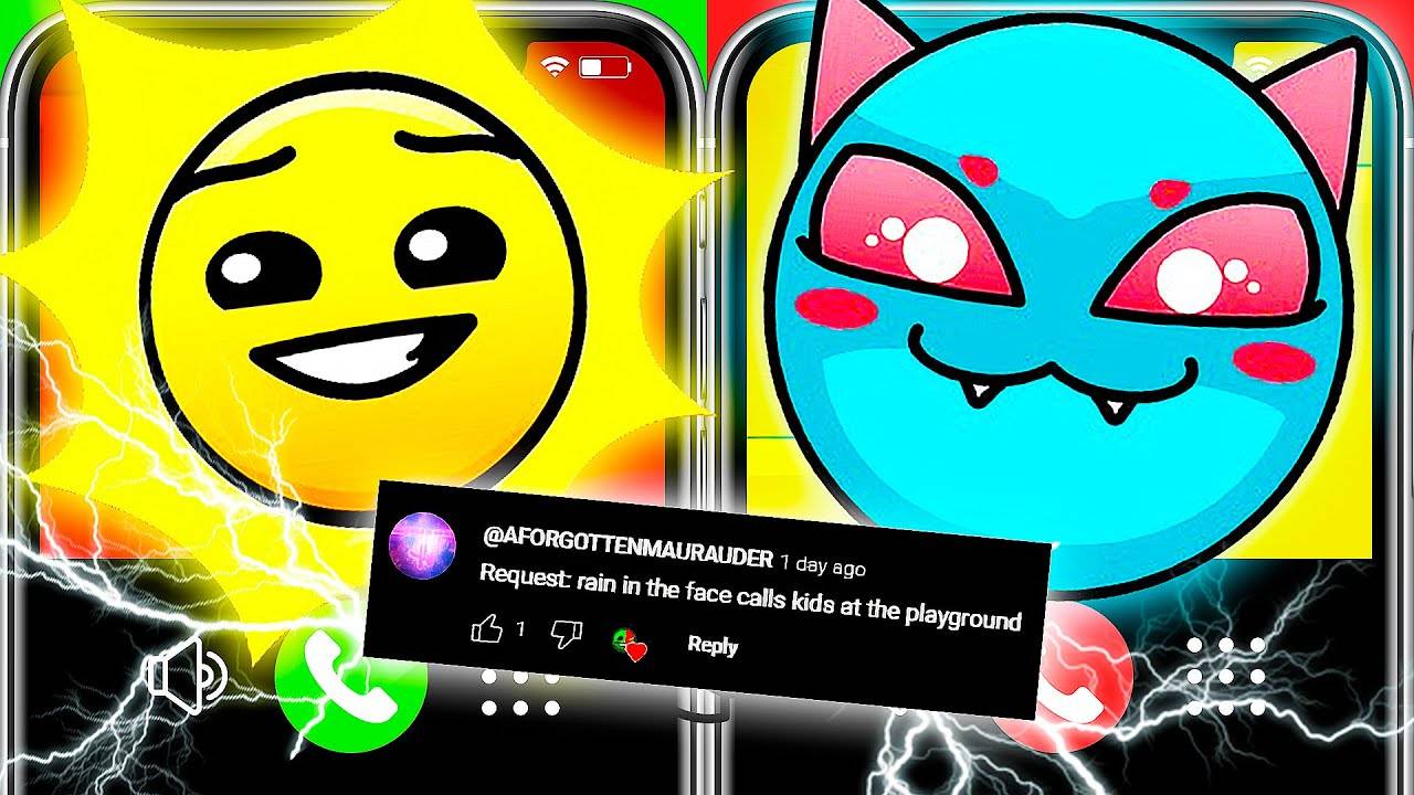RAIN IN THE FACE вызывает ДЕТИ НА ИГРОВОЙ ПЛОЩАДЕ 🌞 Geometry Dash Meme Level смотреть онлайн