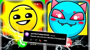 RAIN IN THE FACE вызывает ДЕТИ НА ИГРОВОЙ ПЛОЩАДЕ 🌞 Geometry Dash Meme Level