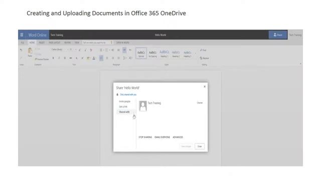 Create a document from OneDrive for Business смотреть онлайн