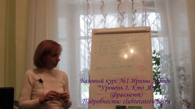 Базовый курс №1 Ирины Лебедь 