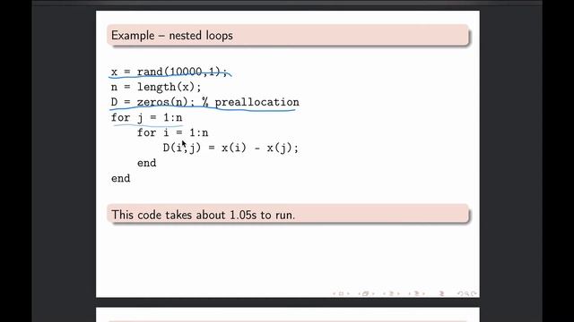 Intro to MATLAB - Week 6 - Vectorization смотреть онлайн