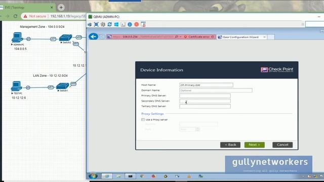 Checkpoint - Configure CheckPoint Primary Gateway смотреть онлайн
