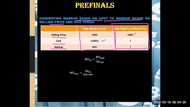 BUSINESS MATH Advanced | Cost / Price Selling, Mark-Up | Zoom | Tagalog Version | Miss Bridge YT смотреть онлайн