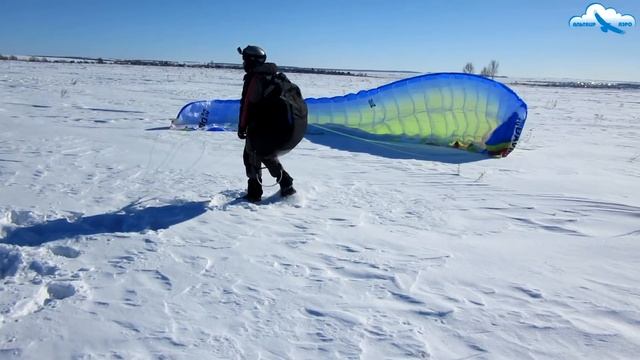 Как собрать параплан в розочку / Как летать на параплане? / Параплан Davinci RHYTHM
