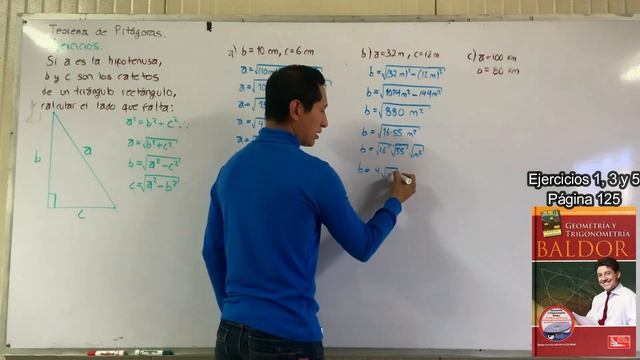 Teorema de Pitágoras Ejercicios Parte I смотреть онлайн