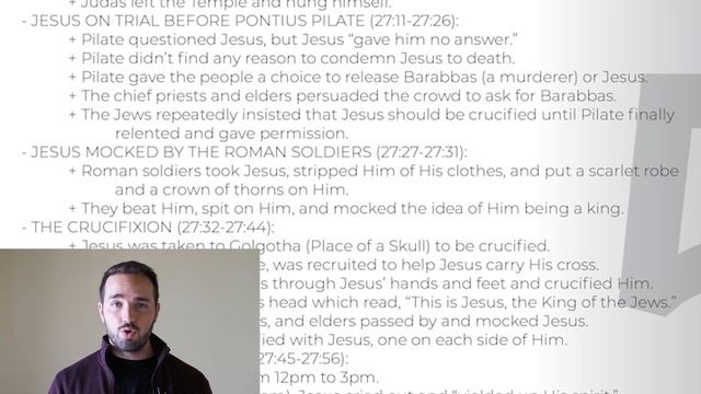 Matthew 27 Summary in 5 Minutes - Quick Bible Study смотреть онлайн