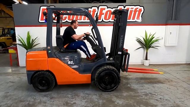 TOYOTA 8-series 8FDU32 6,500lb Diesel #1522 - Forklift for Sale смотреть онлайн